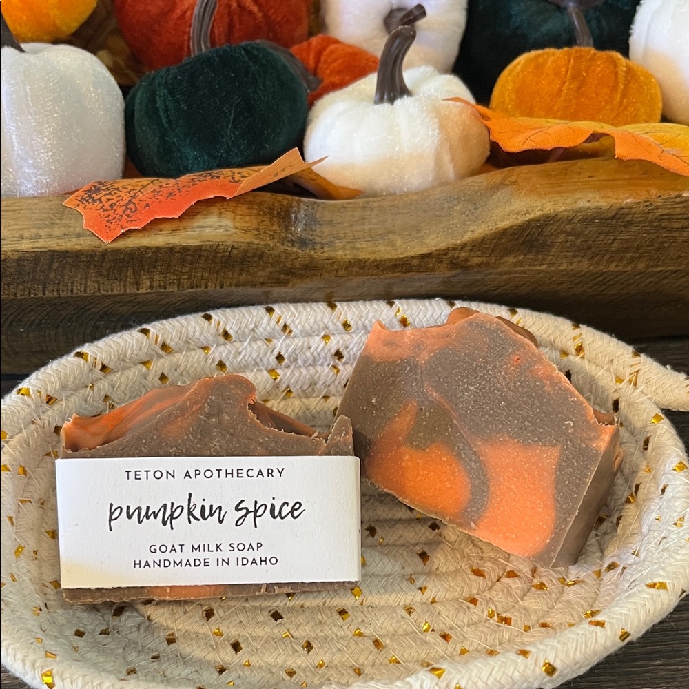 Pumpkin Spice Goats Milk Soap Set